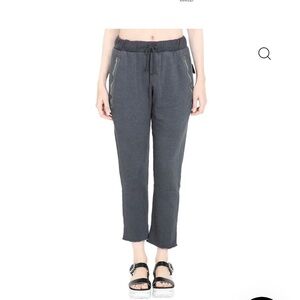 Cropped Jogger Pants. Wildfox livin in the city Ryan joggers in dirty black